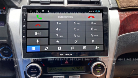 Màn hình DVD Android xe Toyota Camry 2012 - 2014 | Gotech GT8 